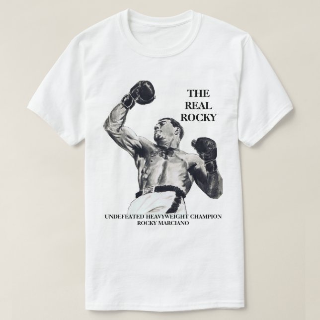 T-SHIRT VRAI ROCHEUX "ROCKY MARCIANO " (Design devant)