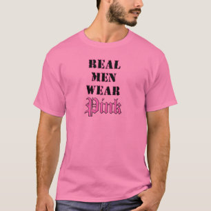 T-shirt Vrai rose de vêtements pour hommes