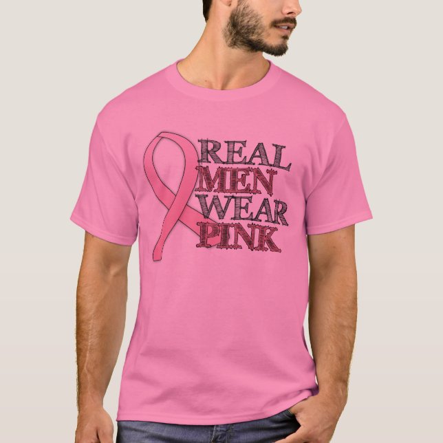 T-shirt Vrai rose de vêtements pour hommes ($19,95) (Devant)
