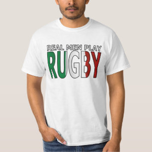 T-shirt Vrai rugby Italie de jeu d'hommes