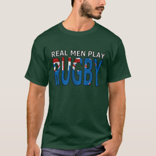 T-shirt Vrai rugby Nouvelle Zélande de jeu d'hommes