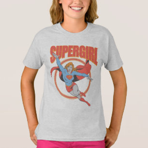 T-shirt Vrai Vintage Supergirl Flying Graphic