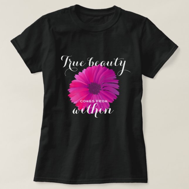 T-shirt Vraie beauté (Design devant)