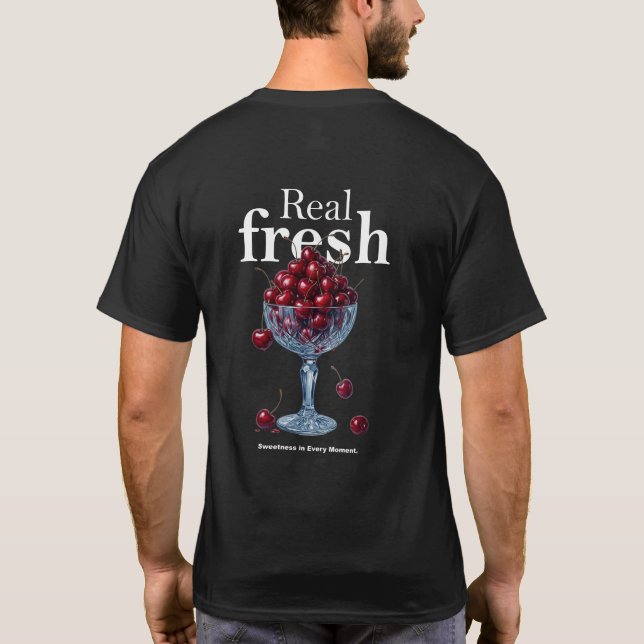T-Shirt Vraie Cerise Fraîche | Cerises Douces Frui (Dos)