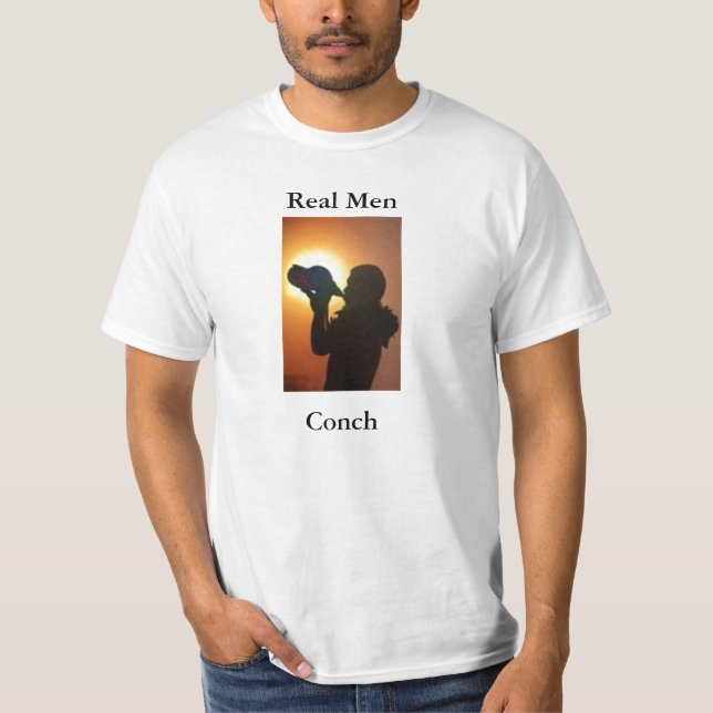 T-shirt Vraie conque d'hommes (Devant)