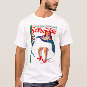 T-shirt Vraie couverture de magazine d'amusement d'écran