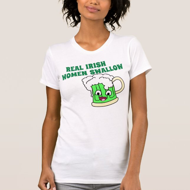 T-shirt Vraie hirondelle irlandaise de femmes (Devant)