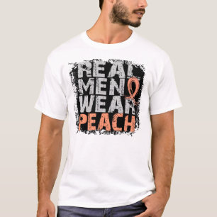 T-shirt Vraie pêche de vêtements pour hommes de cancer du