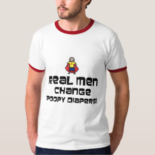 T-shirt Vraies couches-culottes de Poopy de changement