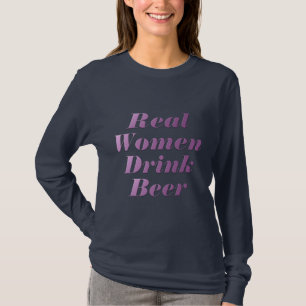 T-shirt Vraies femmes boivent de la bière #3