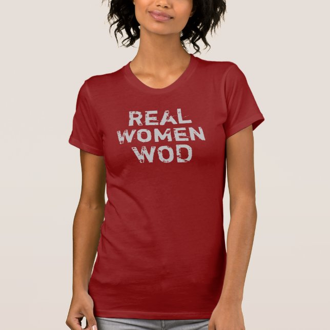 T-shirt Vraies femmes WOD (Devant)