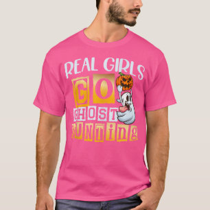T-shirt Vraies Filles Vont Chasse Fantômes Chasseur de Fan