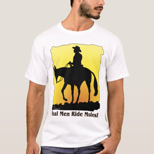 T-shirt Vraies mules de tour d'hommes (Devant)