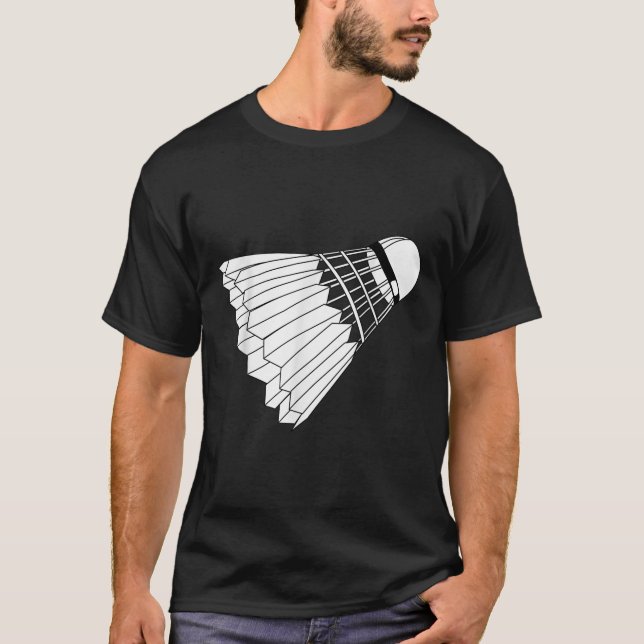T-shirt Vraiment comme le volant de badminton  (Devant)