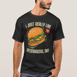 T-shirt Vraiment comme sandwich Cheeseburger