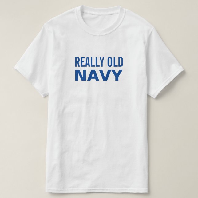 T-shirt Vraiment vieille marine (Design devant)