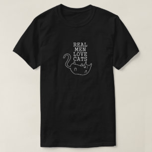 T-SHIRT VRAIS CHATS D'AMOUR D'HOMMES