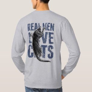 T-shirt Vrais chats d'amour d'hommes