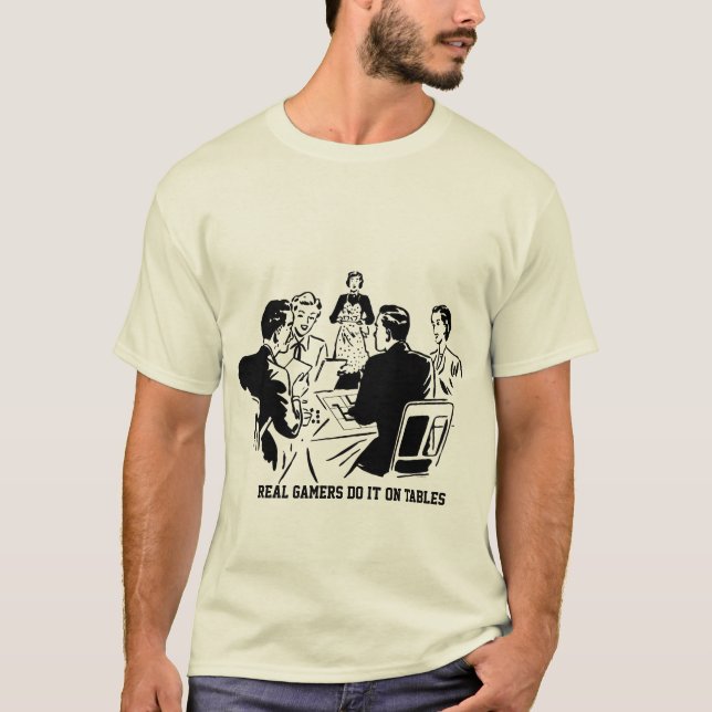 T-shirt Vrais Gamers (Devant)