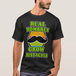 T-shirt Vrais Hommes Font Pousser les Moustaches pour les 