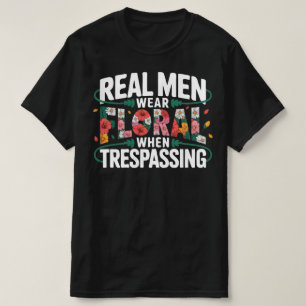 T-shirt Vrais Hommes Portent Floral en Intrusion Floral