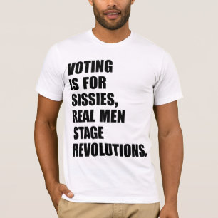 T-shirt Vrais hommes, vraies révolutions