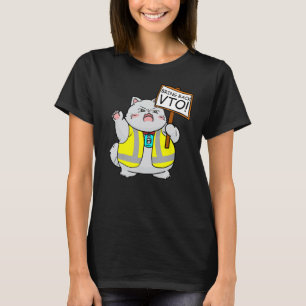 T-shirt VTO Gros Chat Associé Swagazon Collègue Brin