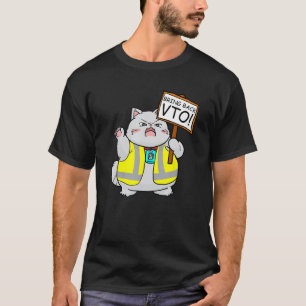 T-shirt VTO Gros Chat Associé Swagazon Collègue Brin
