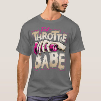 T-shirt VTT BABE VTT Dirt-bike Motocross Tee t t
