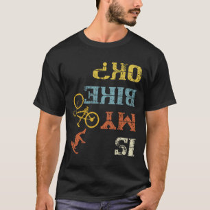 T-shirt Vtt Bmx Dirt Race Rétro Vélo Biker Est Mon Bi