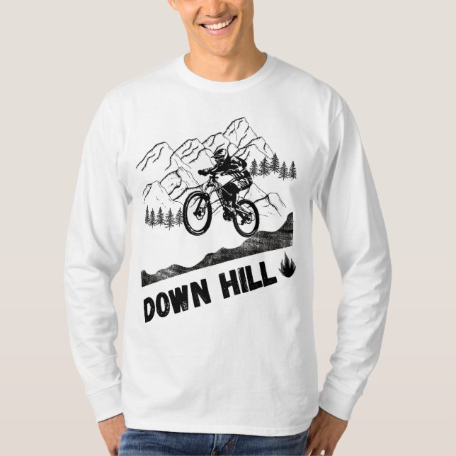 T-shirt VTT Descente (Devant)