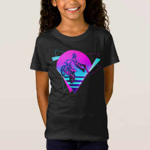 T-Shirt VTT Dirt Motocross Dirt Vaporwave Vintage