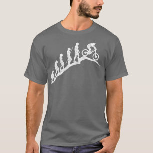 T-shirt VTT Downhill Evolution MB Vélo Funny G