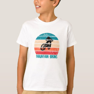 T-shirt VTT Downhill Vintage Vélo de Montagne