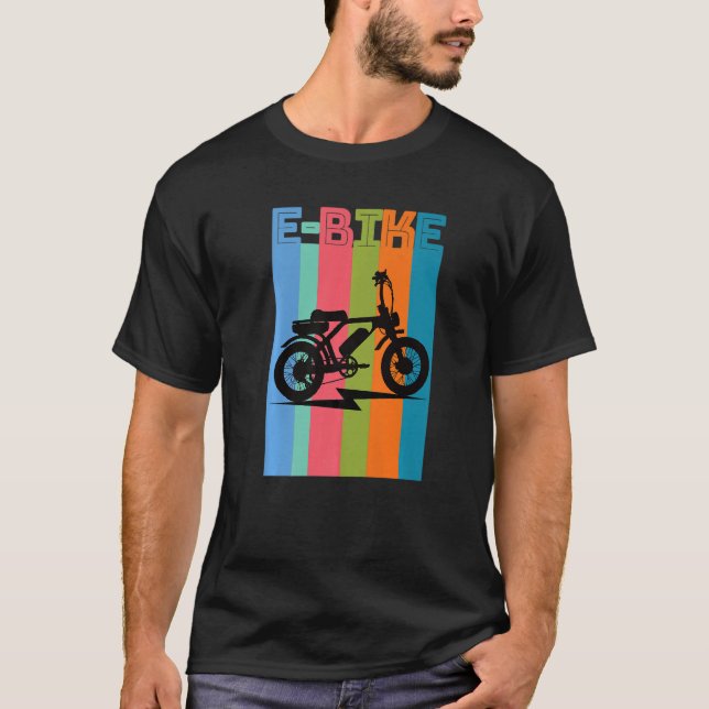T-shirt VTT E Vélo Rider Vélos électriques 2 (Devant)