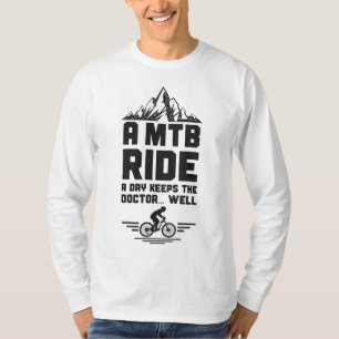 T-shirt VTT Enduro VTT Vélo Montagne Aller Vintage A