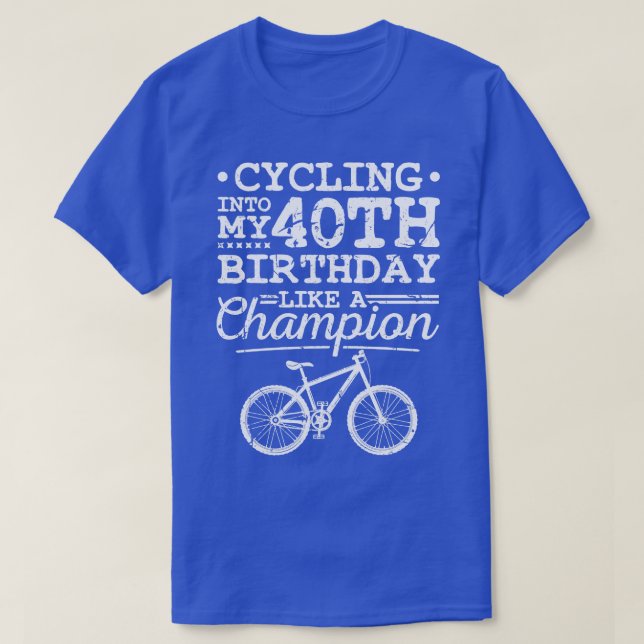 T-shirt VTT Hommes 40e anniversaire MTB (Design devant)