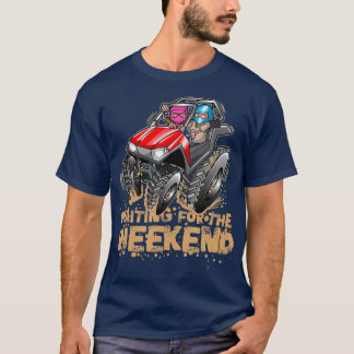T-shirt VTT Hors Route Côté À Côté En Attente Pour