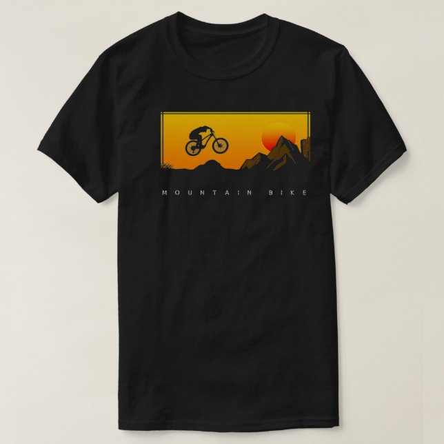 T-shirt VTT Mountain Bike (Design devant)