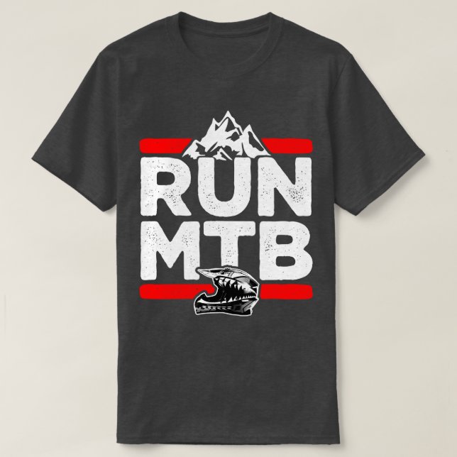T-shirt VTT Mountain Bike (Design devant)