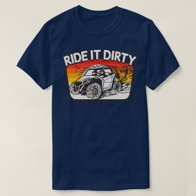 T-shirt VTT Quad Conducteur hors route (Design devant)