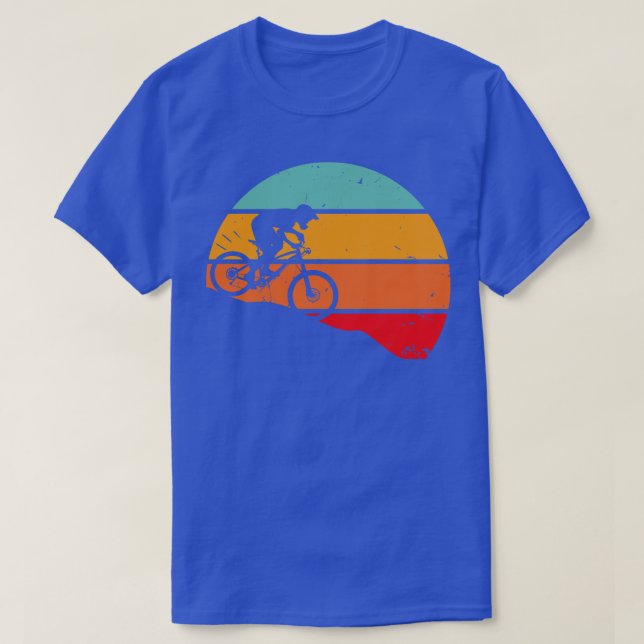 T-shirt VTT retro downhill (Design devant)
