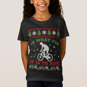 T-Shirt VTT Rider, Oh Quel Amusant Noël Vilain Vilain
