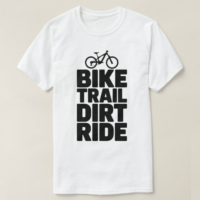 T-shirt VTT Silhouette Adventure Design (Design devant)