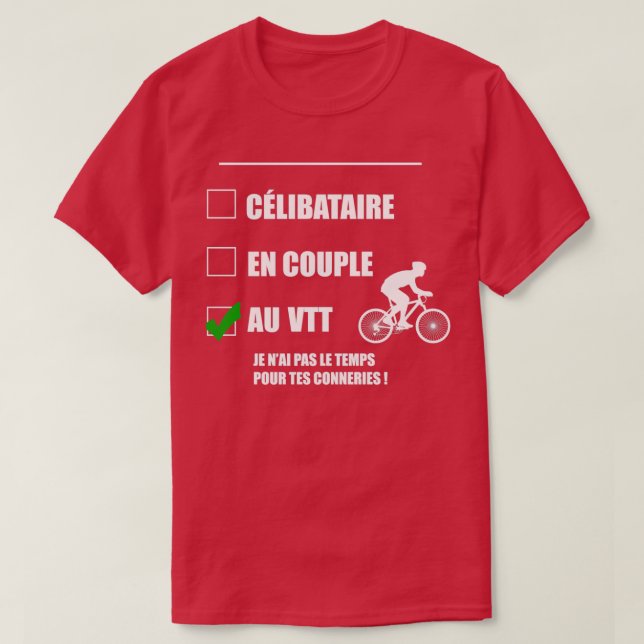 T-shirt VTT simple (Design devant)