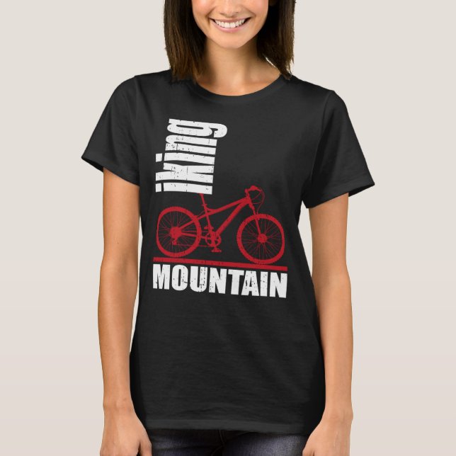 T-shirt VTT vélo de montagne (Devant)