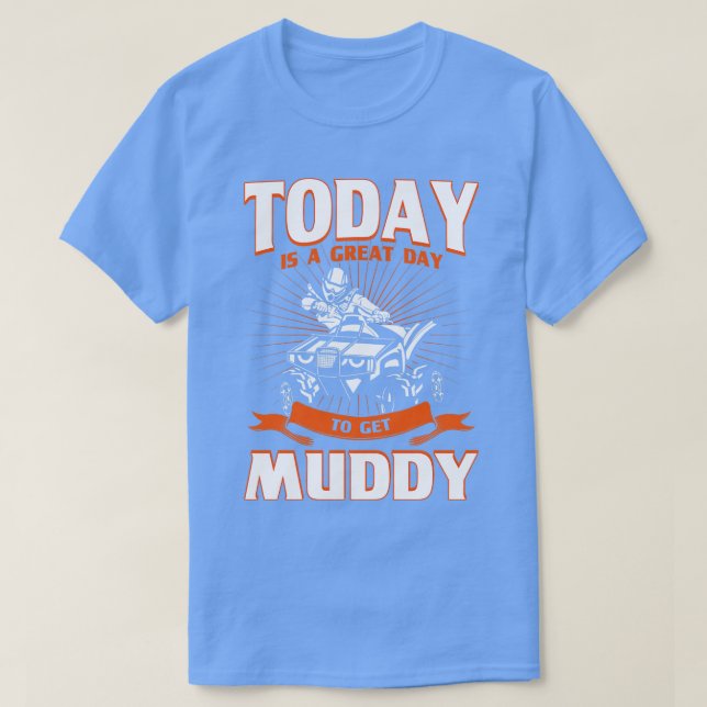 T-shirt VTT Vélo Offroad Quad cadeau (Design devant)