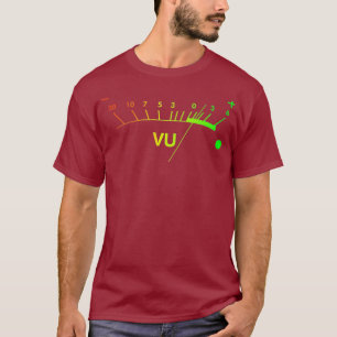 T-shirt VU Meter dB DJ