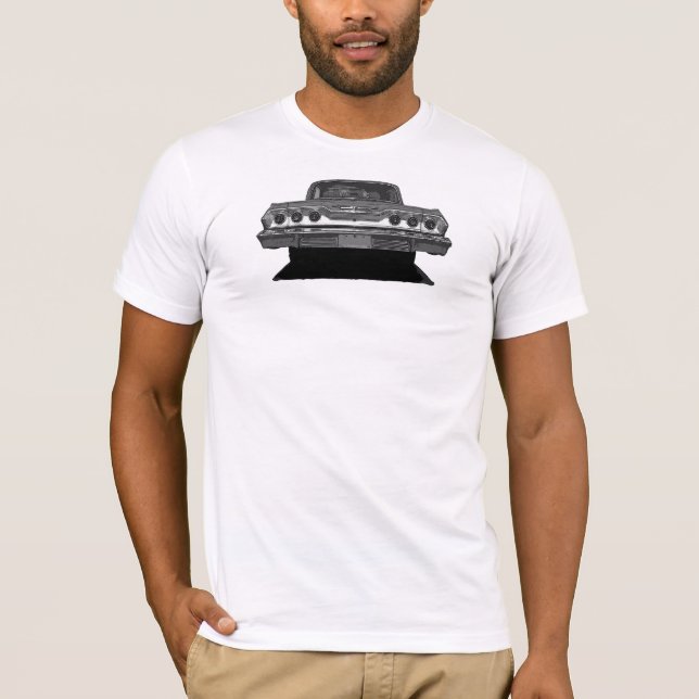 T-shirt Vue 1963 arrière d'impala (Devant)