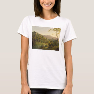 T-shirt Vue à Matlock Dale, regardant vers la roche noire